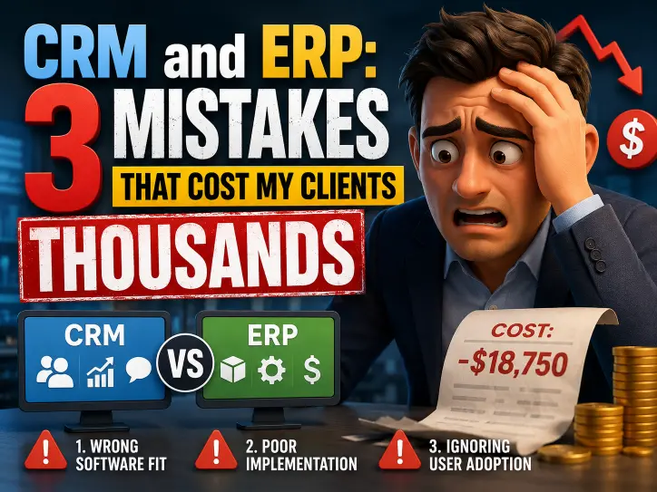 CRM and ERP: 3 Mistakes That Cost My Clients Thousands