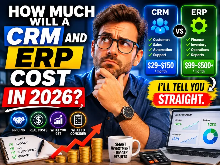 How much will a CRM and ERP cost in 2026? I'll tell you straight.