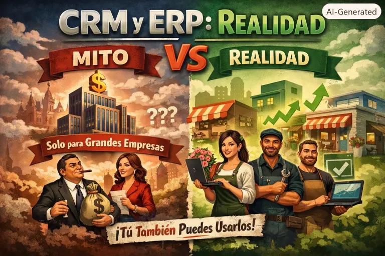 CRM and ERP are not just for big companies: Myth vs Reality