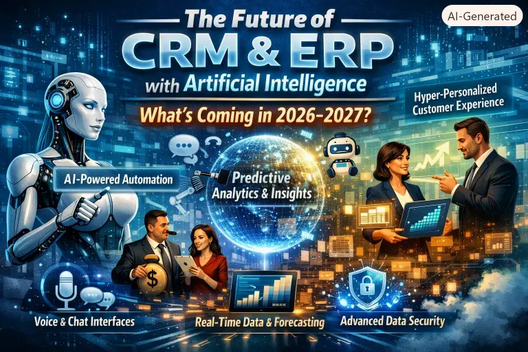 CRM and ERP in 2026-2027: The Future With AI - What's Actually Coming